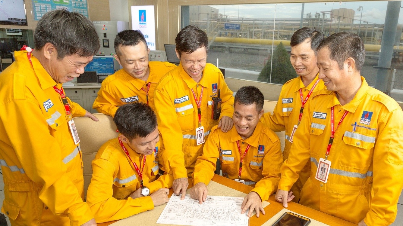 Người lao động PV GAS SE làm việc tại GDC Phú Mỹ