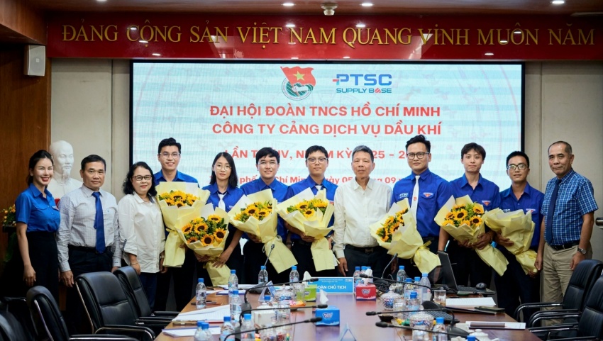 Đại hội Đoàn PTSC Supply Base lần thứ IV: Thành công, trách nhiệm và kỳ vọng mới