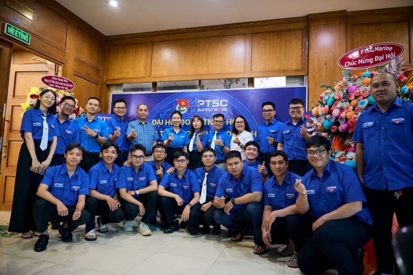 Đại hội Đoàn PTSC Supply Base lần thứ IV: Thành công, trách nhiệm và kỳ vọng mới
