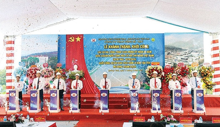 TKV khởi công đồng loạt 5 dự án trọng điểm