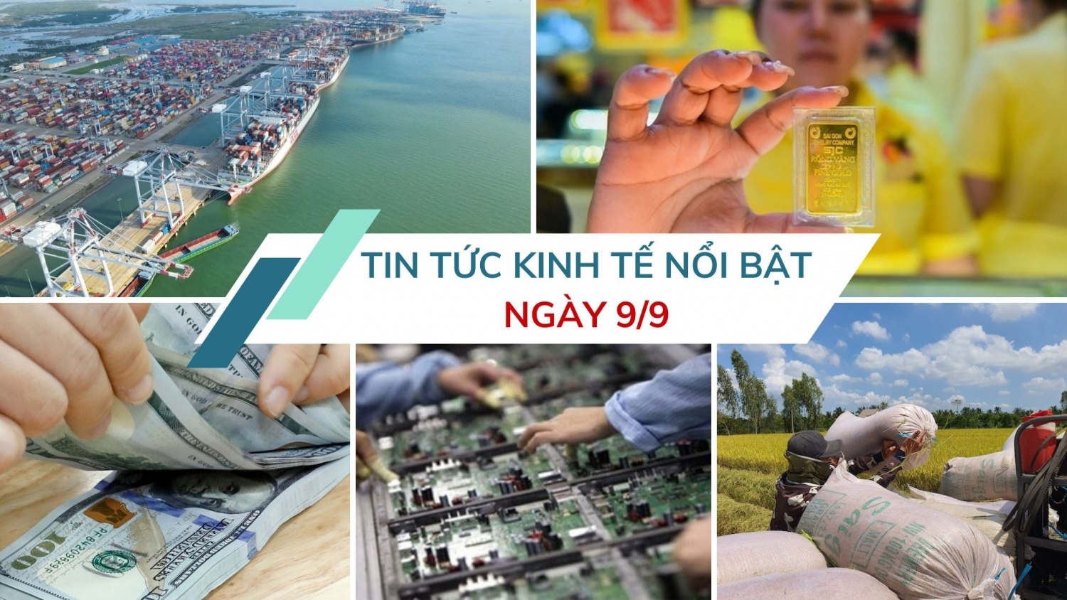 Tin tức kinh tế ngày 9/9: Đẩy mạnh tín dụng cho doanh nghiệp sản xuất, xuất khẩu gạo