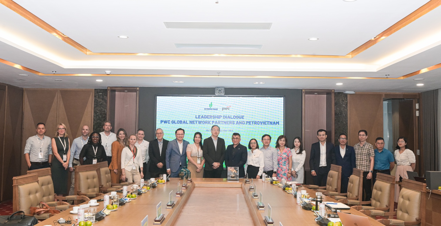 Petrovietnam làm việc với đoàn công tác PwC Petrovietnam làm việc với đoàn công tác PwC