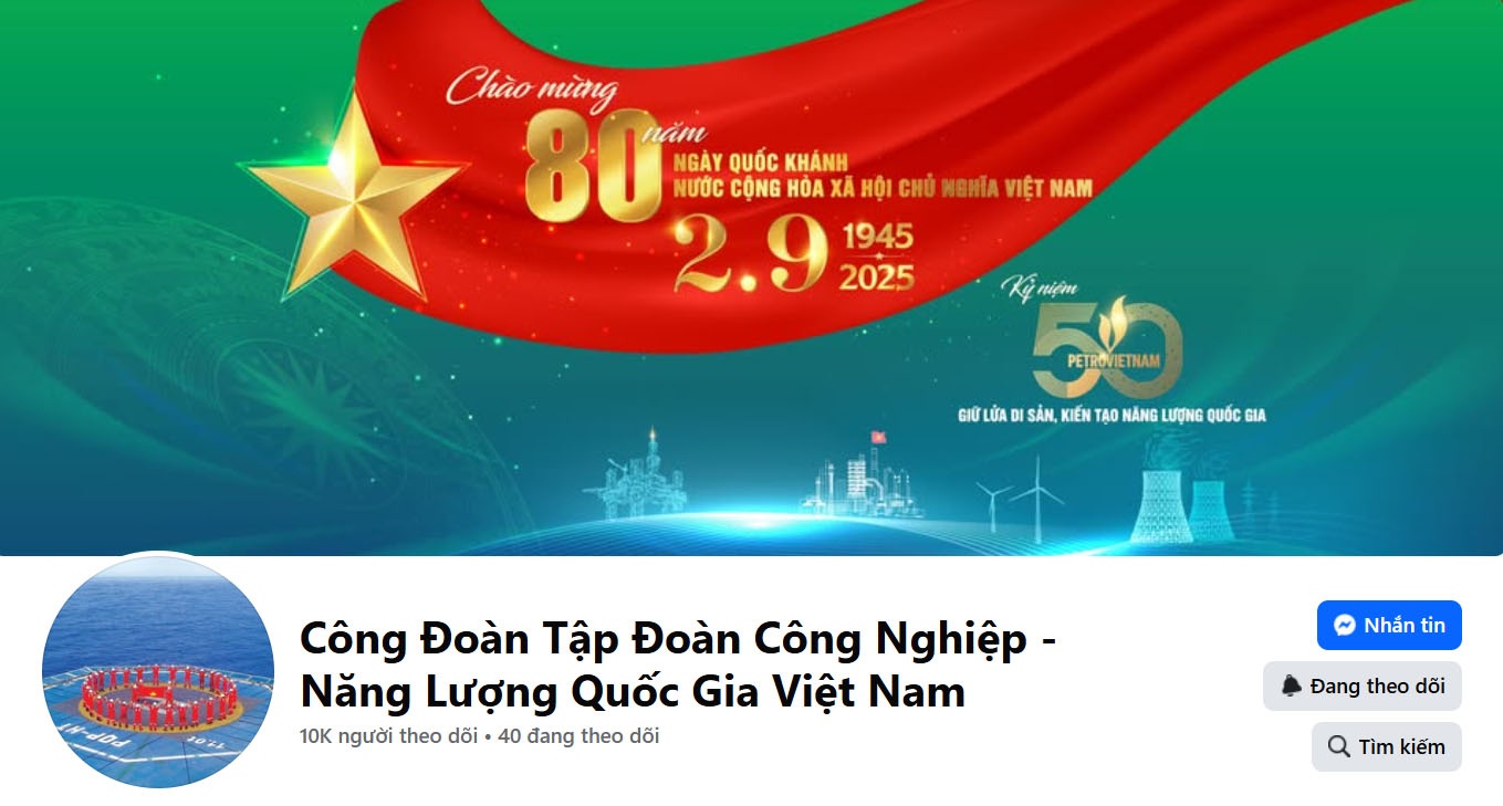 Fanpage Petrovietnam đạt tick xanh - Kênh thông tin chính thống, lan tỏa mạnh mẽ Fanpage Petrovietnam đạt tick xanh - Kênh thông tin chính thống, lan tỏa mạnh mẽ