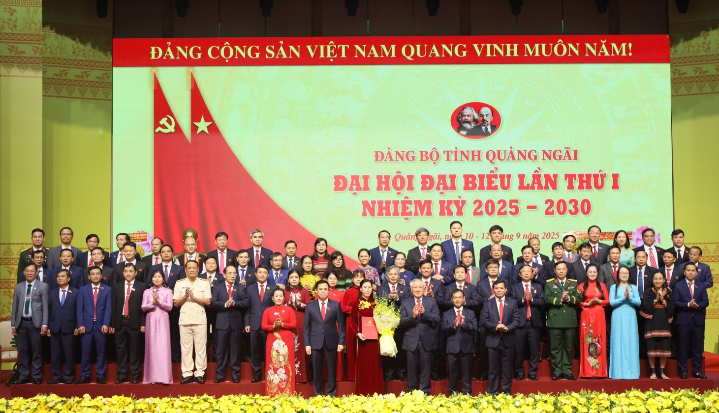 Ban Chấp hành Đảng bộ tỉnh Quảng Ngãi nhiệm kỳ 2025-2030 gồm 68 đồng chí