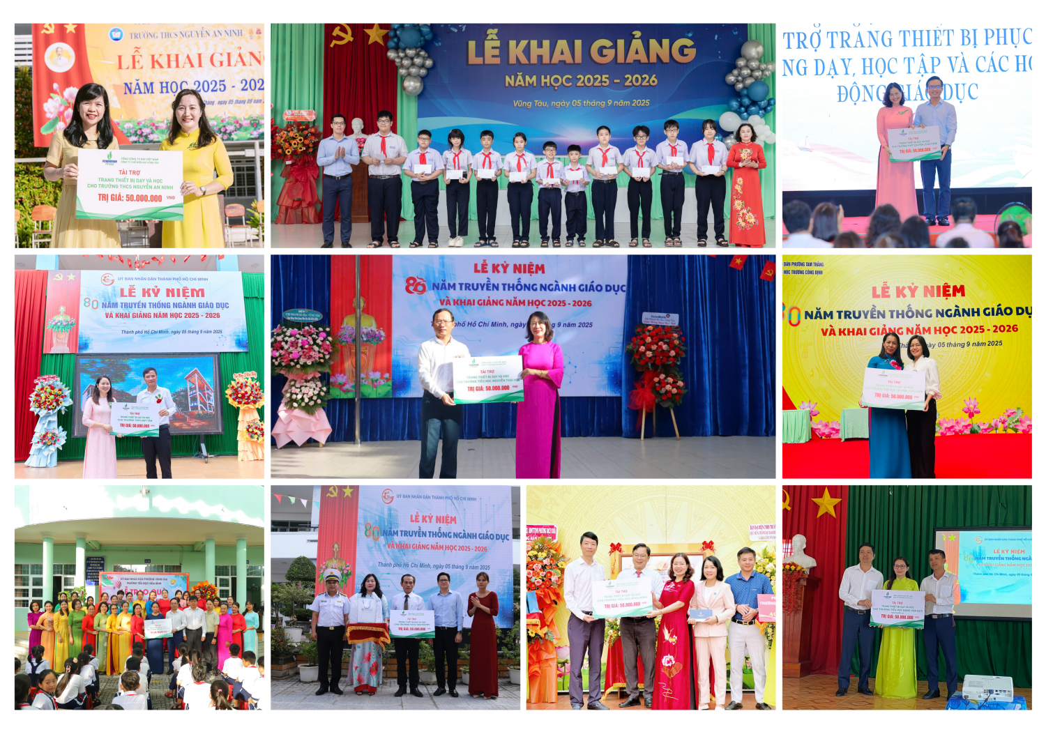 PV GAS VUNG TAU đồng hành cùng các điểm trường nhân ngày khai giảng năm học mới PV GAS VUNG TAU đồng hành cùng các điểm trường nhân ngày khai giảng năm học mới