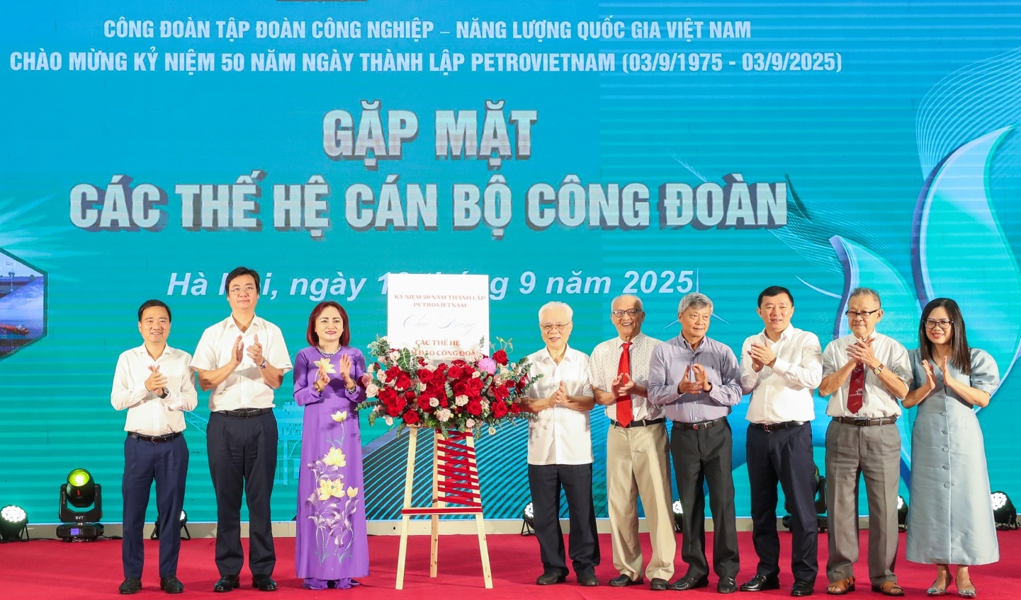Petrovietnam tri ân các thế hệ cán bộ Công đoàn