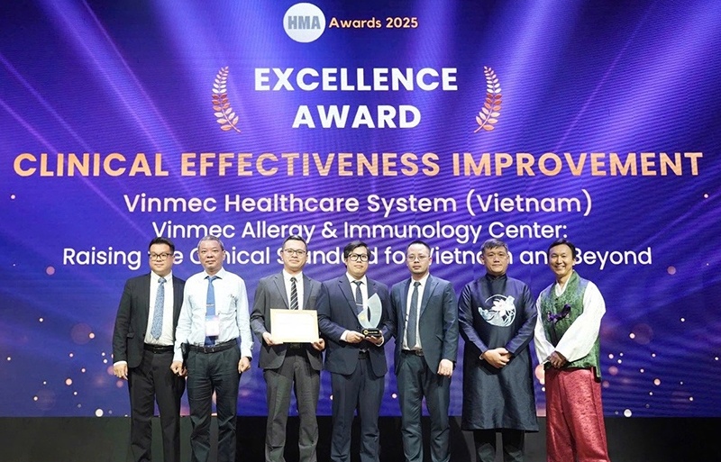 Vinmec tiếp tục được vinh danh tại Hội nghị Quản lý bệnh viện châu Á 2025