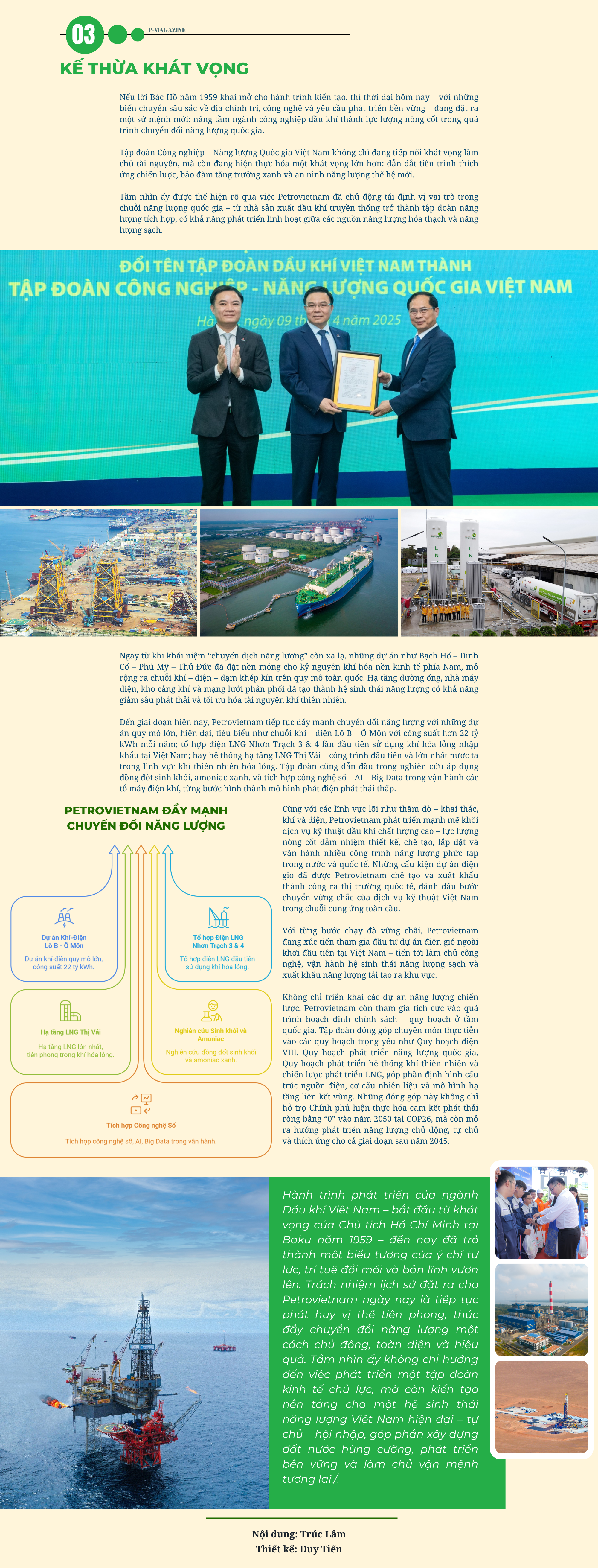 [P-Magazine] Từ khát vọng của Người đến tầm vóc Petrovietnam
