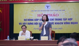 Phát huy vai trò báo chí trong tập hợp và xây dựng đội ngũ trí thức KH&CN