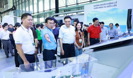 Lãnh đạo Petrovietnam khảo sát công tác chuẩn bị Lễ kỷ niệm 50 năm thành lập và Triển lãm Khoa học, Công nghệ Tập đoàn