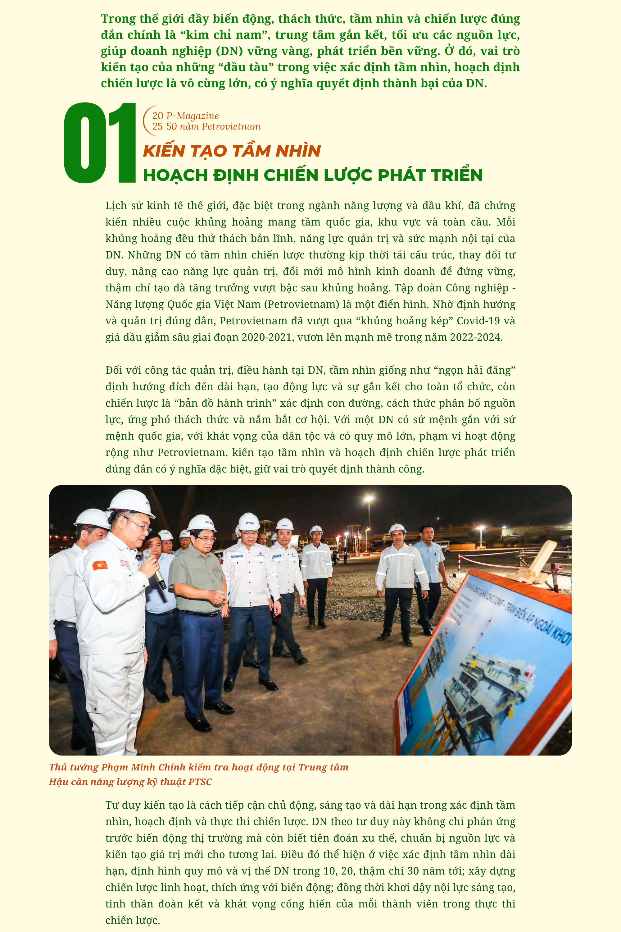 [P-Magazine] Dấu ấn kiến tạo phía sau thành công của Petrovietnam