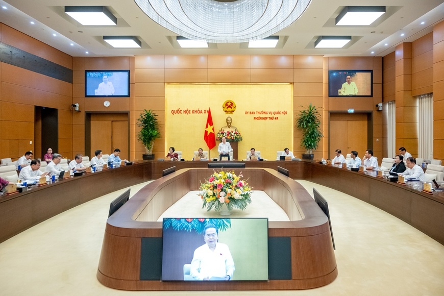 Ủy ban Thường vụ Quốc hội xem xét nhiều nội dung quan trọng tại Phiên họp thứ 49