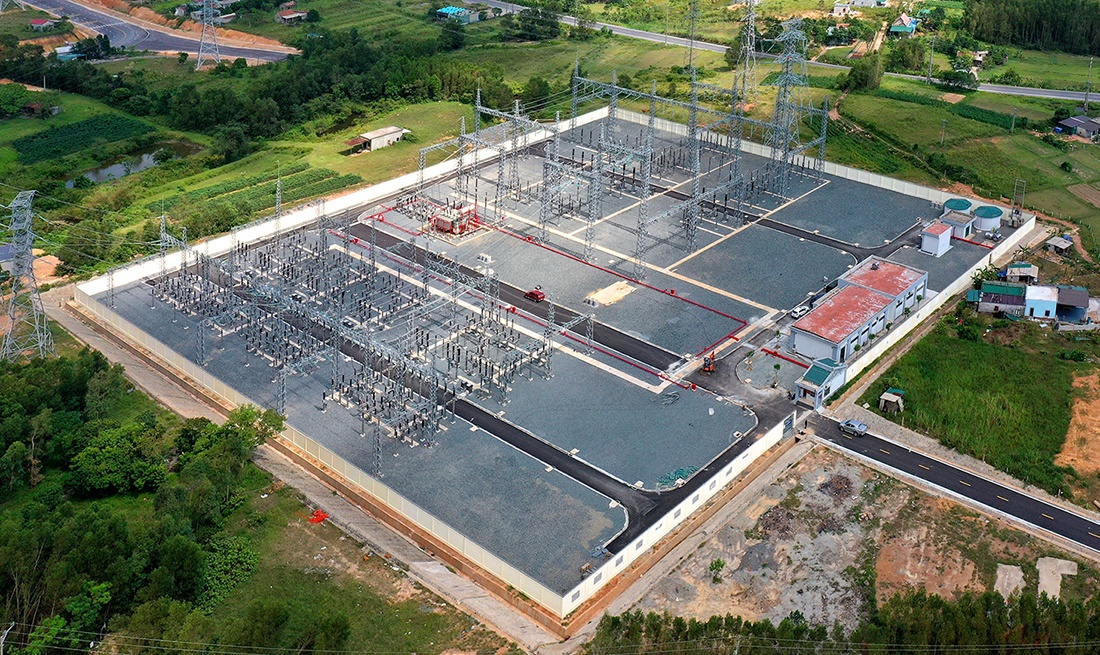 Đóng điện thành công Trạm biến áp 220kV Vũng Áng