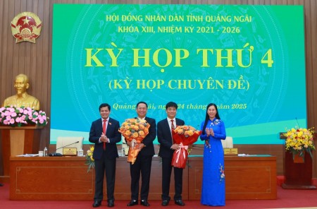 Quảng Ngãi bầu bổ sung hai Phó Chủ tịch UBND tỉnh