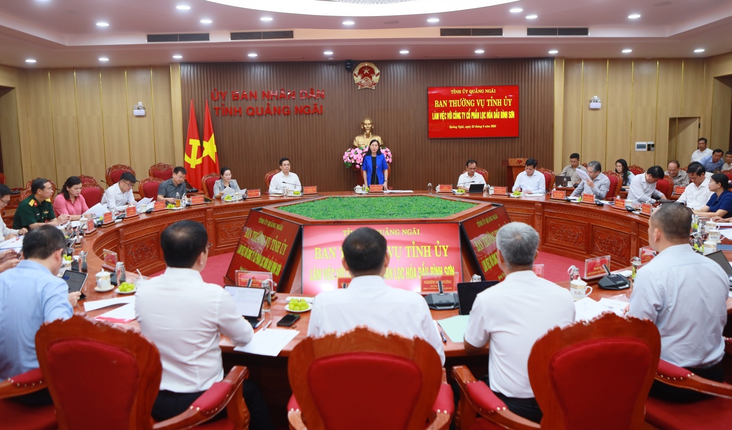 Bí thư Tỉnh ủy Quảng Ngãi: Cần nhanh chóng đảm bảo nguồn vật liệu san lấp cho dự án NCMR NMLD Dung Quất