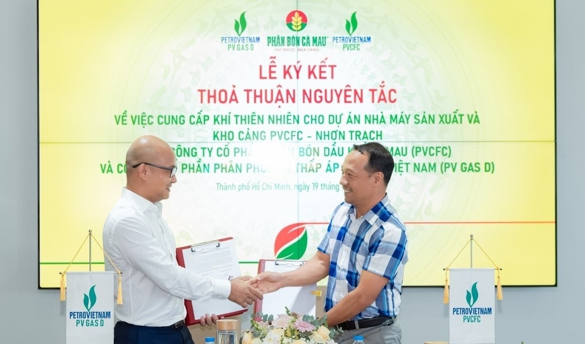 PVCFC và PV GAS D hợp tác trong cung cấp khí thiên nhiên cho nhà máy Nhơn Trạch