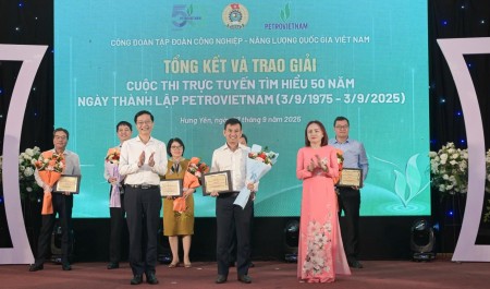 PVCFC đạt giải nhất cuộc thi “tìm hiểu 50 năm ngày thành lập Petrovietnam”