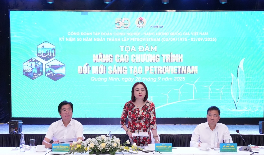 Công đoàn Petrovietnam thúc đẩy đổi mới sáng tạo, hoàn thành các mục tiêu năm 2025