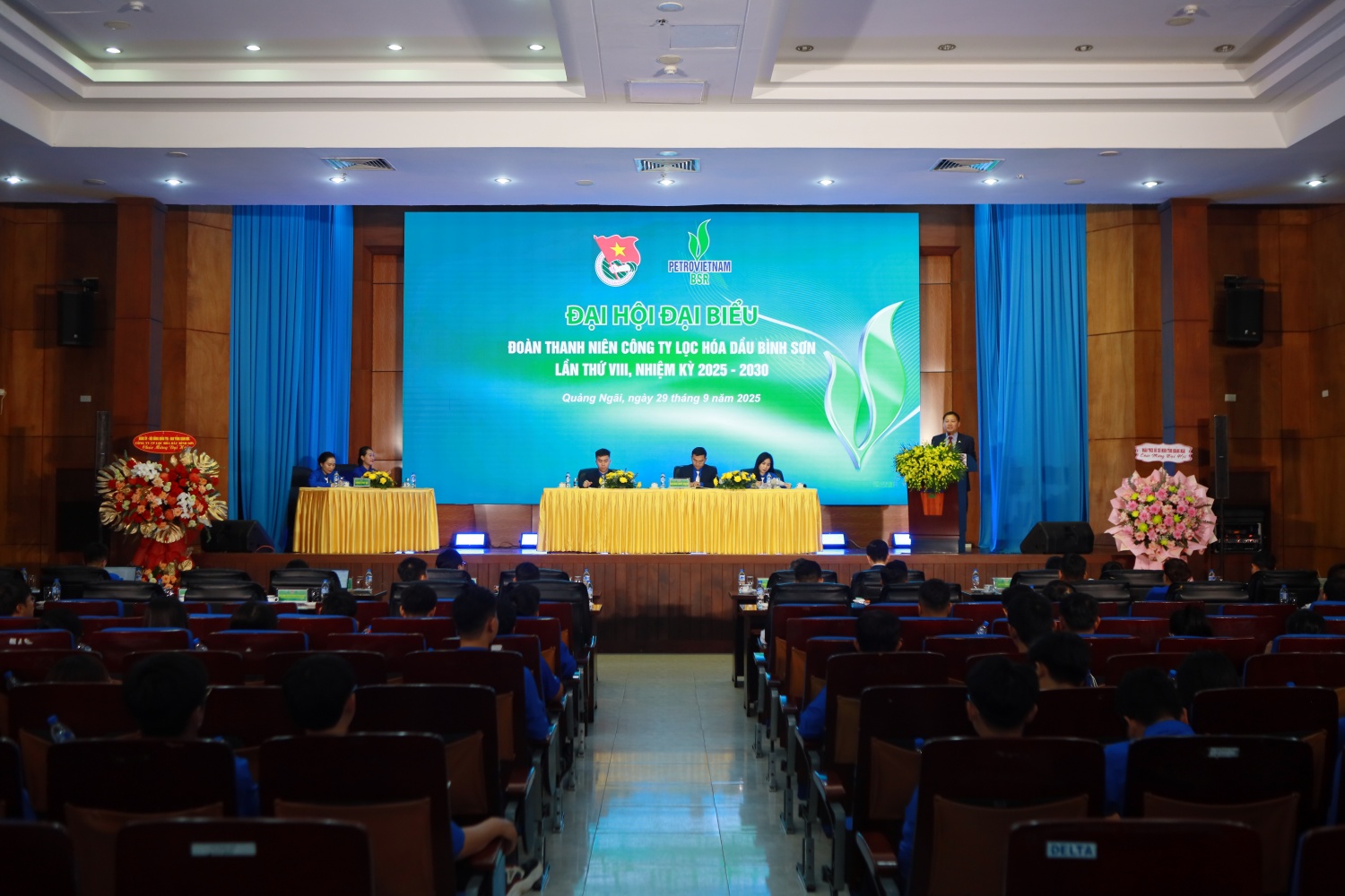 Toàn cảnh Đại hội Đoàn Thanh niên BSR khóa VIII, nhiệm kỳ 2025 - 2030.