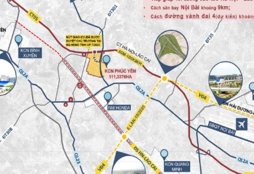 Chuyển đổi hơn 94ha đất lúa hai vụ để phát triển KCN Phúc Yên hơn 111,3 ha tại Phú Thọ