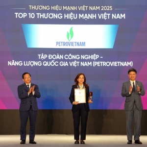 Petrovietnam dẫn đầu Top 10 Thương hiệu mạnh Việt Nam