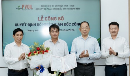 PVOIL luân chuyển và bổ nhiệm Giám đốc 4 đơn vị thành viên