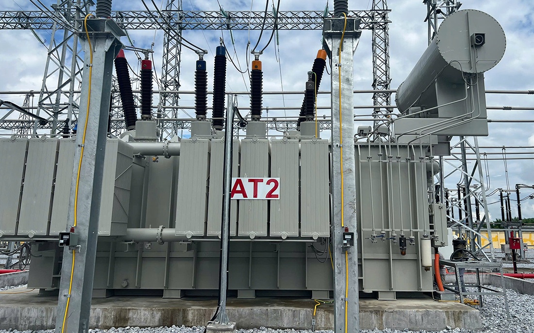 Trạm biến áp 220kV Tương Dương được nâng công suất lên gấp đôi