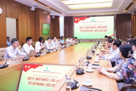 [Chùm ảnh] Đảng bộ BMQL&ĐH Petrovietnam quán triệt tinh thần “Nói ít, nghĩ nhiều, làm nhiều, tốc độ nhanh, hiệu quả cao”