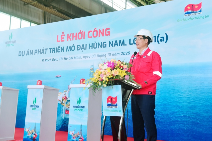 Chính thức khởi công dự án Đại Hùng Nam: Gia tăng sản lượng khai thác cho an ninh năng lượng