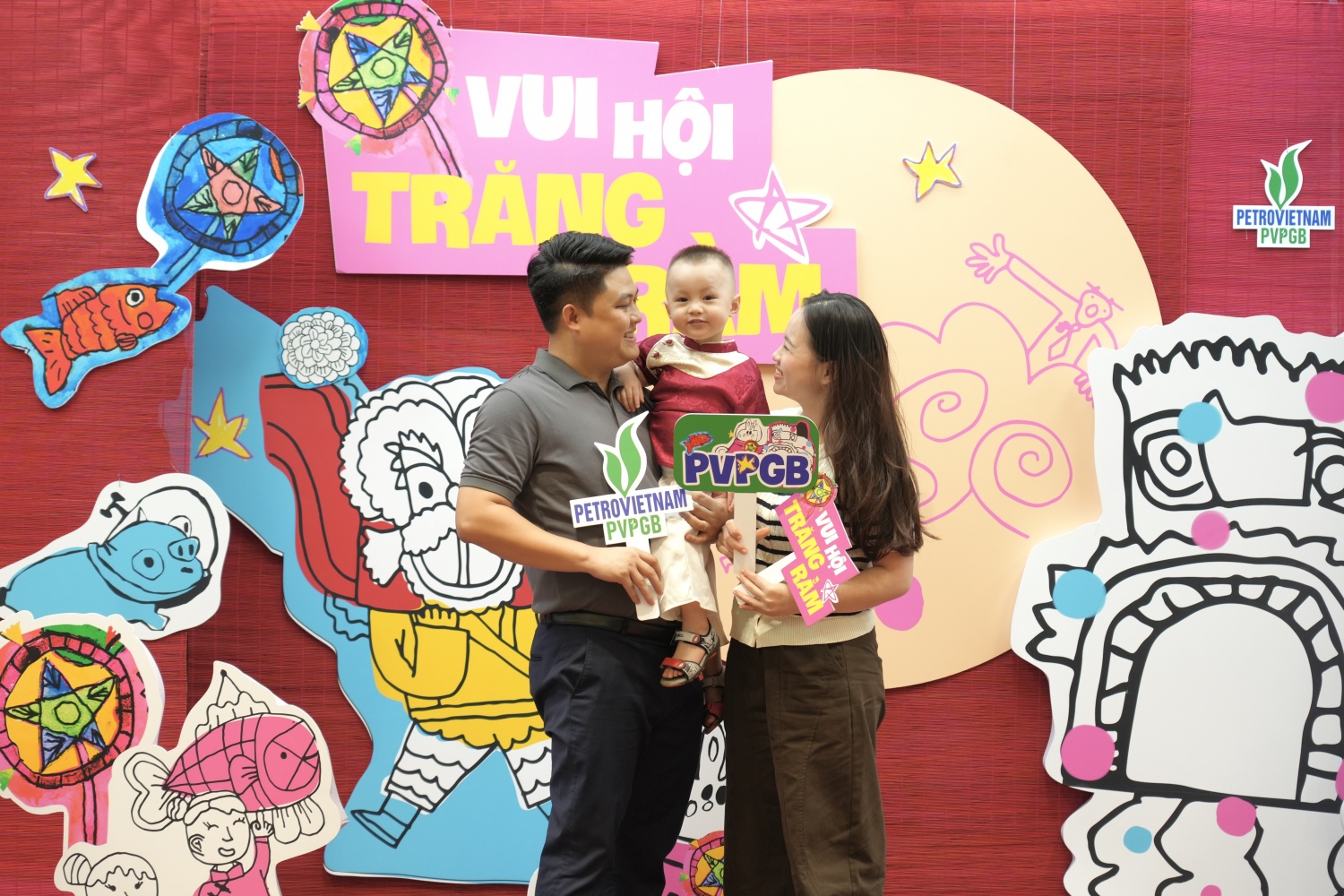 Trung thu PVPGB: Vui hội Trăng Rằm - Ươm mầm sáng tạo Trung thu PVPGB: Vui hội Trăng Rằm Ươm mầm sáng tạo