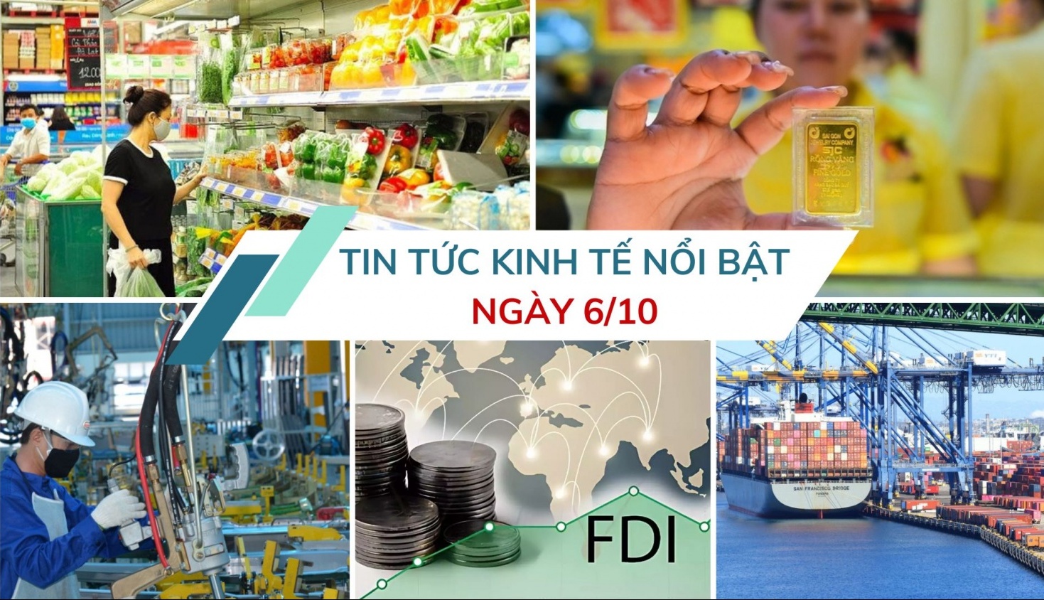 Tin tức kinh tế ngày 6/10: Vốn FDI thực hiện đạt mức cao nhất trong 5 năm qua