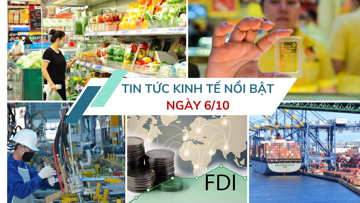 Tin tức kinh tế ngày 6/10: Vốn FDI thực hiện đạt mức cao nhất trong 5 năm qua