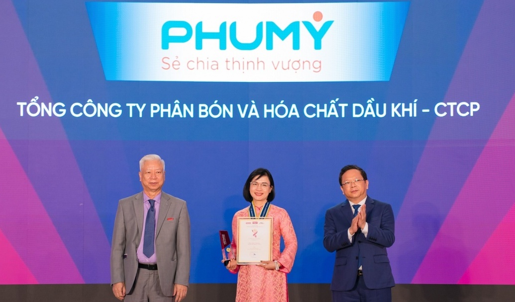 PVFCCo - Phú Mỹ tiếp tục đạt danh hiệu kép: Top 50 Thương hiệu mạnh và Top 50 Công ty kinh doanh hiệu quả nhất năm 2025