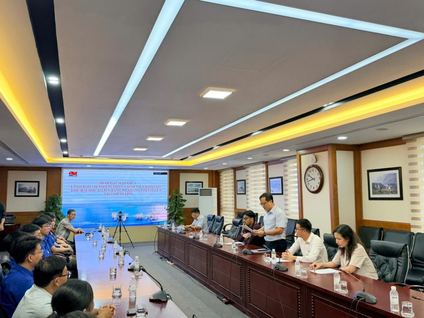 Vietsovpetro gặp gỡ tân sinh viên được cử đi du học tại Liên bang Nga 2025 Vietsovpetro gặp gỡ tân sinh viên được cử đi du học tại Liên bang Nga 2025
