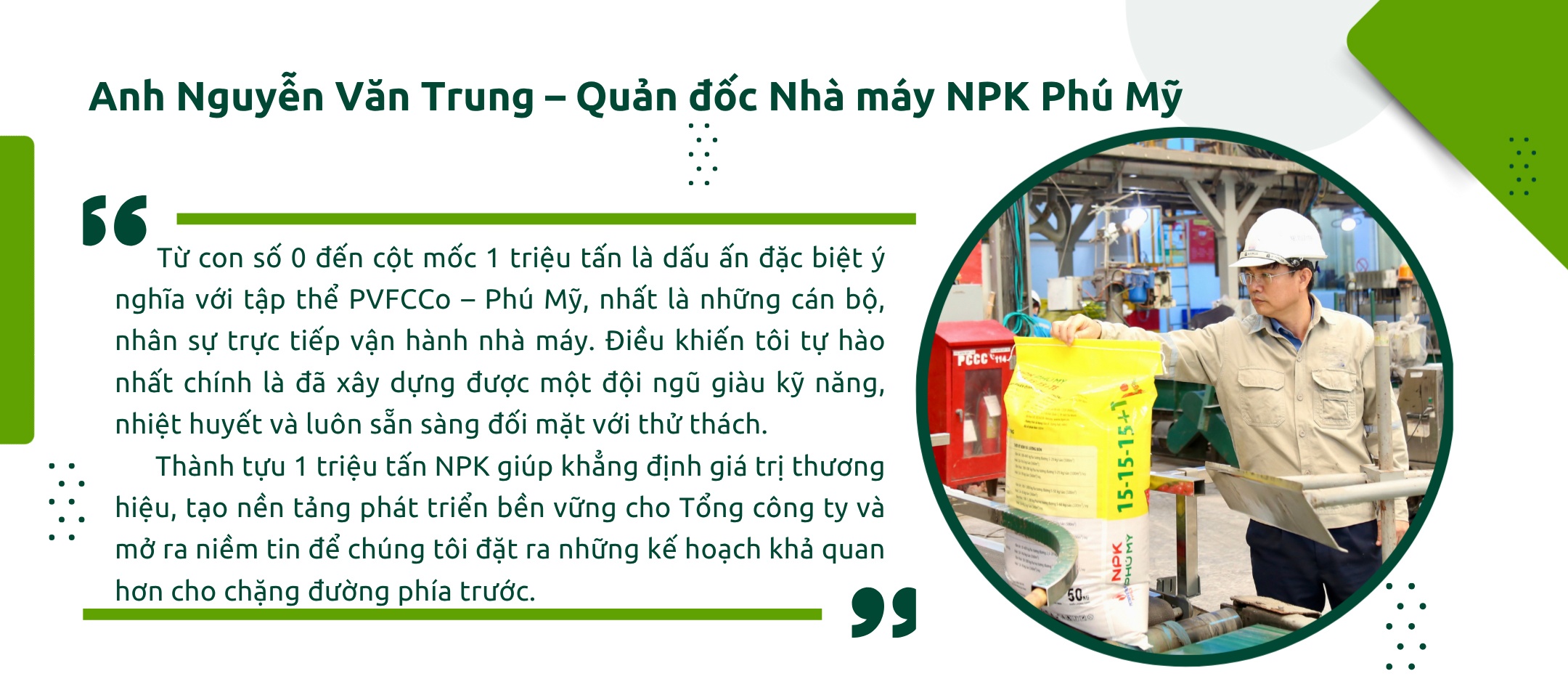[E Magazine] 1 triệu tấn NPK Phú Mỹ: Hành trình bền bỉ của trí tuệ và khát vọng vươn xa