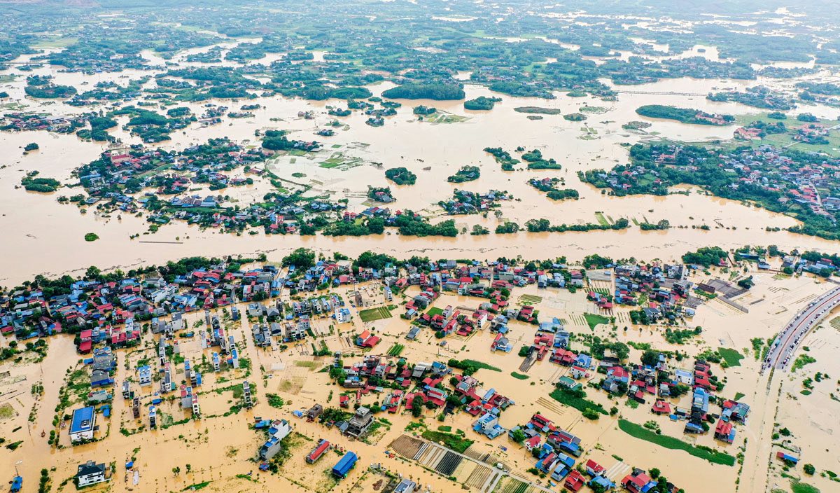 Mưa lớn tại Thái Nguyên đã gây vượt lũ lịch sử Mưa lớn tại Thái Nguyên đã gây vượt lũ lịch sử