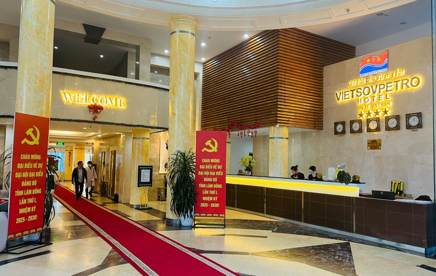 Khách sạn Vietsovpetro Đà Lạt vinh dự đón tiếp đoàn đại biểu Đại hội Đảng bộ tỉnh Lâm Đồng lần thứ I