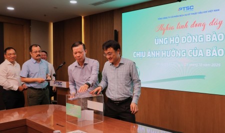 PTSC chung tay hỗ trợ đồng bào bị ảnh hưởng bởi bão Bualoi