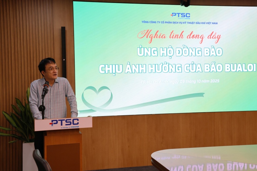 PTSC chung tay quyên góp hỗ trợ đồng bào bị ảnh hưởng bởi bão Bualoi PTSC chung tay hỗ trợ đồng bào bị ảnh hưởng bởi bão Bualoi