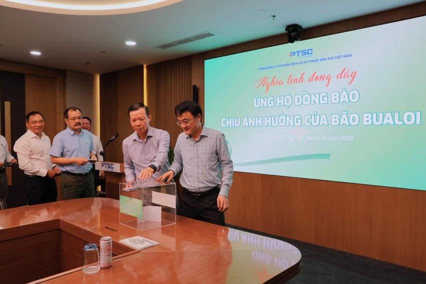 PTSC chung tay quyên góp hỗ trợ đồng bào bị ảnh hưởng bởi bão Bualoi PTSC chung tay hỗ trợ đồng bào bị ảnh hưởng bởi bão Bualoi