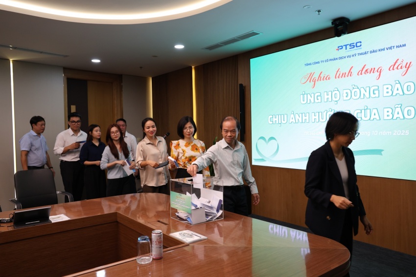 PTSC chung tay quyên góp hỗ trợ đồng bào bị ảnh hưởng bởi bão Bualoi PTSC chung tay hỗ trợ đồng bào bị ảnh hưởng bởi bão Bualoi