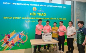 Hội thao BMQL&ĐH Petrovietnam lần IV: Lan tỏa tinh thần thể thao, hướng về đồng bào vùng bão lũ