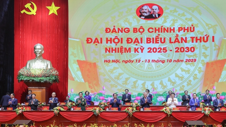 Khai mạc Đại hội đại biểu Đảng bộ Chính phủ lần thứ I