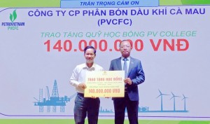 PVCFC "chắp cánh ước mơ" cho học sinh PV College từ "Hạt ngọc mùa vàng"