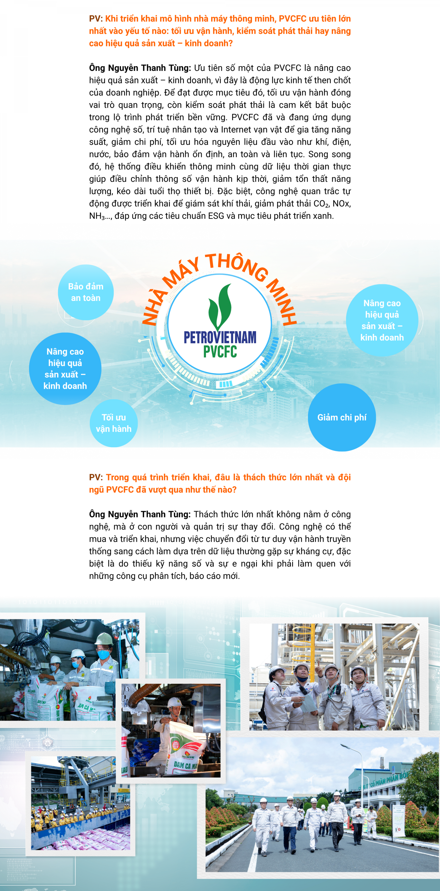 [E-magazine] Nhà máy thông minh Đạm Cà Mau: Bước tiến chiến lược trong hành trình chuyển đổi số của PVCFC