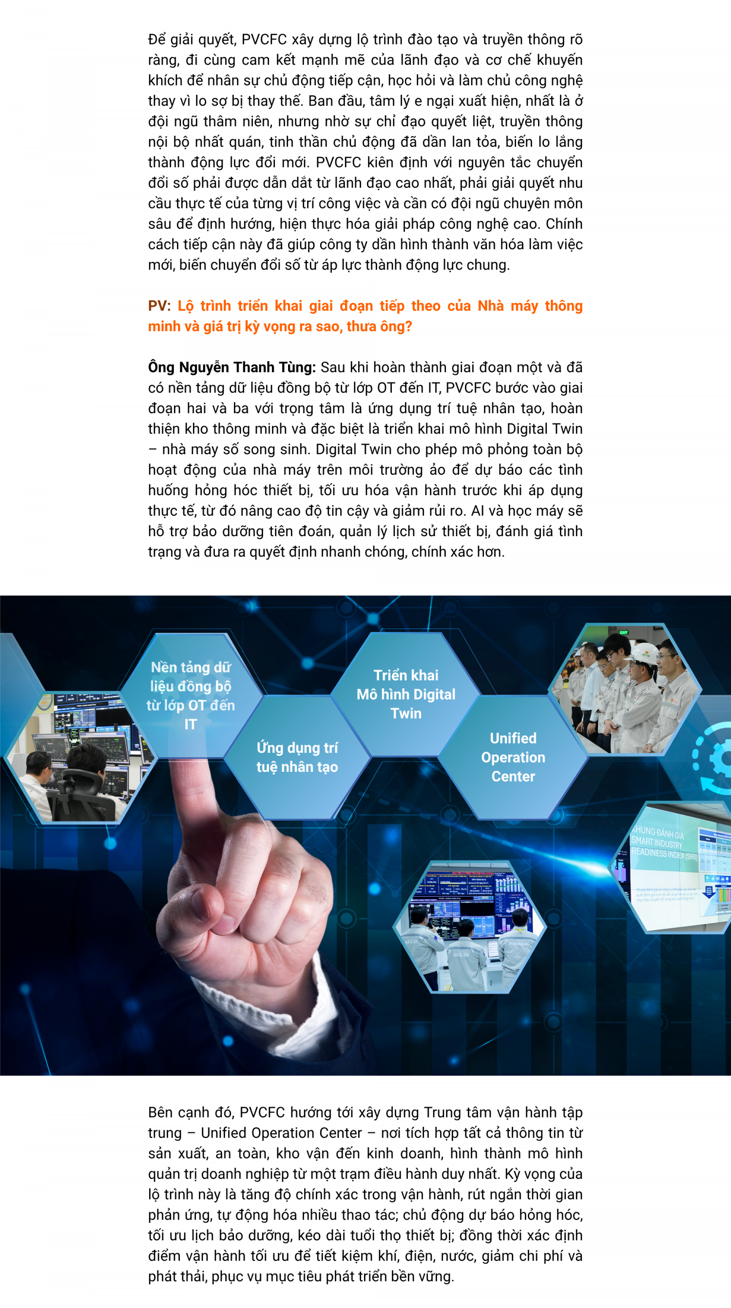 [E-magazine] Nhà máy thông minh Đạm Cà Mau: Bước tiến chiến lược trong hành trình chuyển đổi số của PVCFC