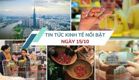 Tin tức kinh tế ngày 15/10: GDP năm 2025 ước tăng 8%
