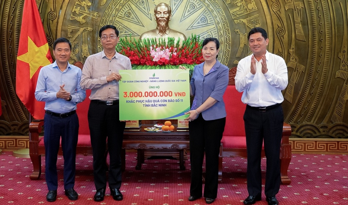 Petrovietnam chung tay cùng Bắc Ninh, Lạng Sơn vượt qua bão lũ lịch sử