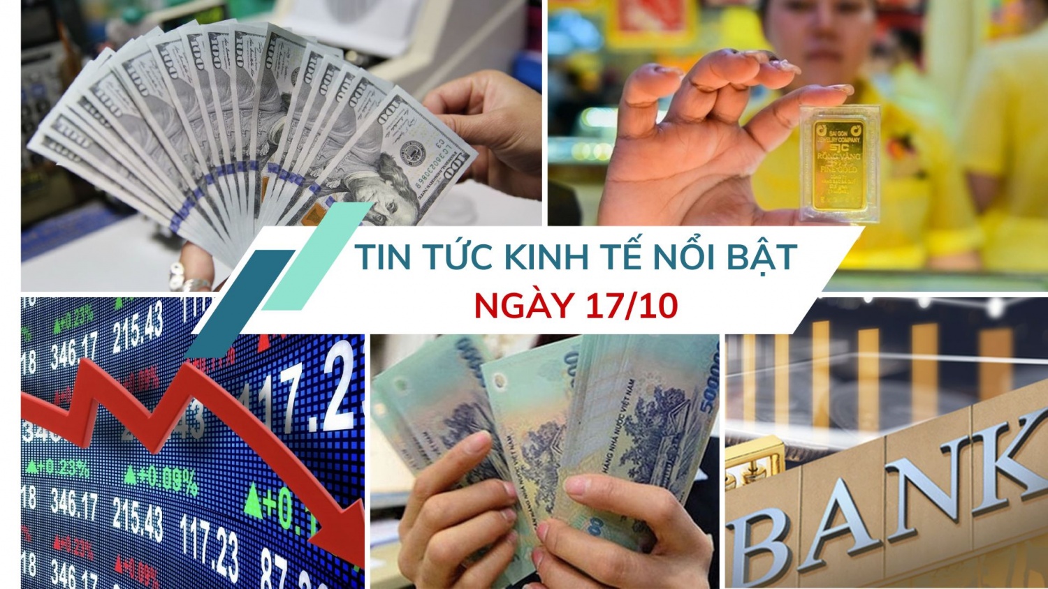 Tin tức kinh tế ngày 17/10: Chứng khoán giảm mạnh nhất gần 2 tháng qua