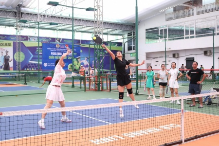 Sôi nổi giải Pickleball POS 2025 - Chào mừng Ngày Phụ nữ Việt Nam 20/10
